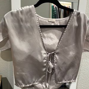 Satin material, cover up, from Brandy Melville 💗